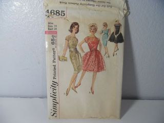 Simplicity 4685 Vintage 1950 