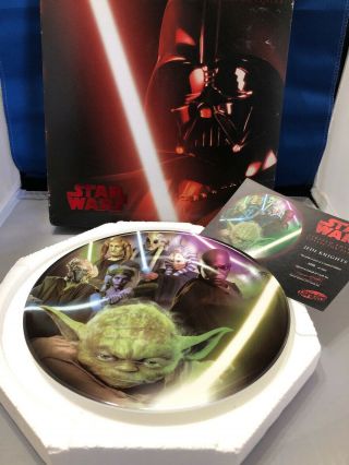 Star Wars Jedi Knights Collector Edtion Plate
