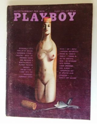 Vintage Playboy Magazines,  March 1972,  Grateful Dead,  Inc Centerfold