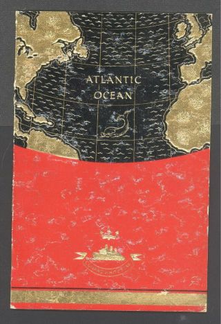 Orig Cunard White Star Line Aquitania Cabin Passenger List 1938 H Wragg Jockey