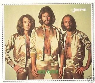 The Bee Gees Maurice Barry Robin Gibb Vintage Joepie Sticker Card B