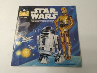 Star Wars 24 Page Read Along Book And 7 " Vinyl Record 1979