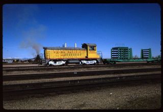 Rail Slide - Up Union Pacific 1854,  Laramie Wy 5 - 9 - 1969