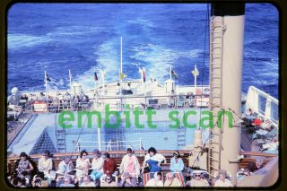 Slide,  Aboard The American Export Lines Ocean Liner Ss Atlantic 1965,  C