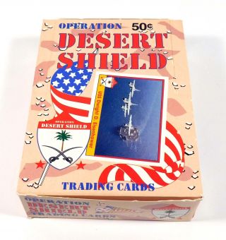 1991 Pacific Desert Shield Trading Card Case 20 Boxes