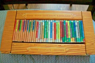 Vintage The Little Golden Books Set 36 W Box 1948 - 1950 Disney & Dorothy Kunhardt