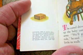 VINTAGE THE LITTLE GOLDEN BOOKS SET 36 W BOX 1948 - 1950 DISNEY & DOROTHY KUNHARDT 6