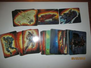 Vintage 1986 Hasbro Gi Joe Action Trading Cards Partial Set 77 Different