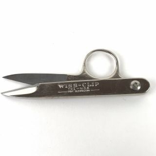 Vintage Wiss - Clip Sewing Scissors Tc - 1 4.  5 " Usa Sharp