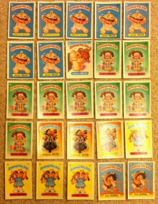 1985 Topps Garbage Pail Kids Cards 2nd Series 99 Total Cards