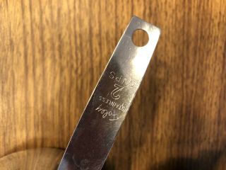 Vintage Foley Stainless Steel Metal Measuring Cup & Long Handle Spoon Set 3