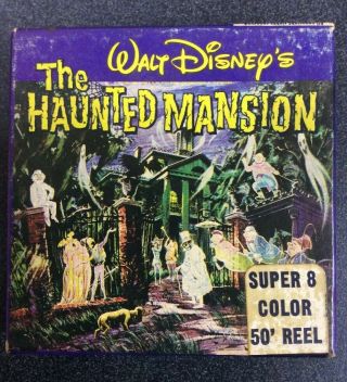 Vintage Walt Disney The Haunted Mansion 8mm Color 50 