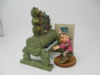 Disney Wdcc Snow White And The Seven Dwarfs - Grumpy And Pipe Organ " Humph "
