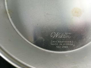 Wilton Round Cake Pans Set of 5 1 - 5 Inch 2 - 6 Inch 1 - 9 Inch 1 - 10 Inch Metal 6