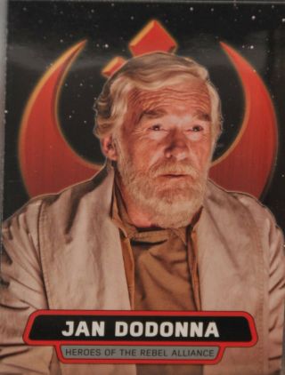 2017 Topps Star Wars Rogue One Series 2 Heroes Of The Rebel Alliance Set Of 10