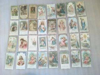 32x Vintage French Religious Catholic Holy Card Marie Jesus Angle Saint Therese