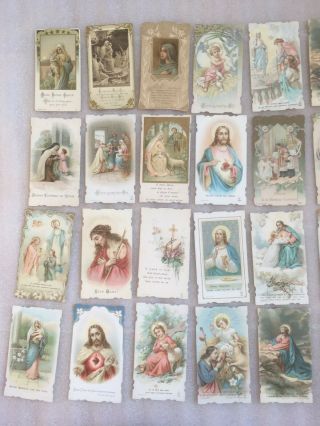 32X VINTAGE FRENCH RELIGIOUS CATHOLIC HOLY CARD MARIE JESUS ANGLE SAINT THERESE 2