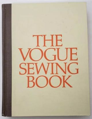 Vintage 1970 Hardcover The Vogue Sewing Book w/Slipcover 2nd Edition Ships 4