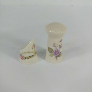 Jasmine Heirloom Needle Gliders Collectable Thimble Set Of Two