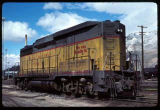 Rail Slide - Up Union Pacific 727b Salt Lake City Ut 3 - 14 - 1978 Gp30b