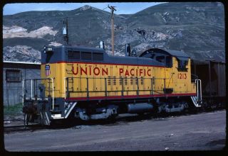 Rail Slide - Up Union Pacific 1213 Salt Lake City Ut 4 - 18 - 1982 Sw10
