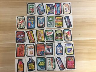 Topps Wacky Packages 1974 Series 10 Incomplete Set