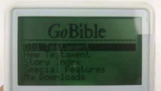 GoBible Voyager White 4GB MP3 Player King James Version Audio Complete Bible 3