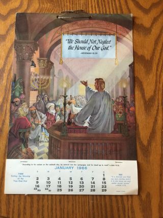 1966 Calendar Watchtower