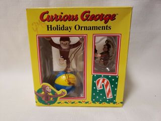 Trevco Curious George Christmas Ornaments