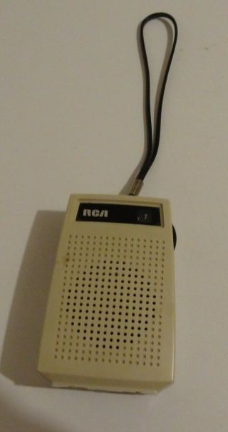 Vintage Rca Transistor Radio Model Rzg 102n Not