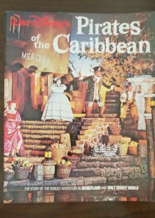 Pirates Of The Caribbean Disney World Disneyland Souvenir Booklet 1974