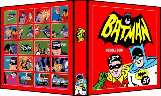 Batman Custom 3 - Ring Binder Album 1966 Tv Series Topps Trading Cards Adam West