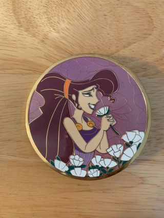 Meg Megara Hercules Disney Fantasy Profile Pin With Flowers - Rare