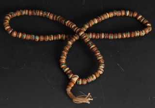Tibetan Buddhism Bone Prayer Beads Mala Shaman Capala Adorn Dot Practice Rosary