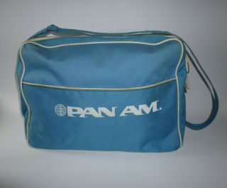 Vintage Pan Am Shoulder / Tote Bag.  Good
