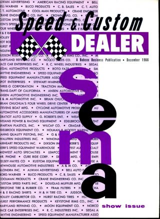 Vintage Speed & Custom Dealer Sema Issue December 1966 Show Issue