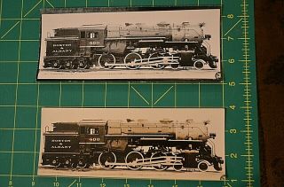 Train Locomotive Photo Card Boston & Albany Rr 400 Antique Nyc