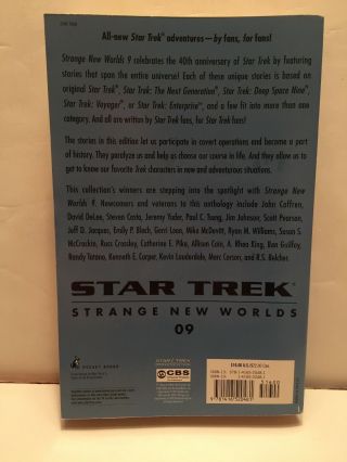 STAR TREK STRANGE WORLD 4 Book Vol 7 - 10 Paperback Book Series Dean Smith 5