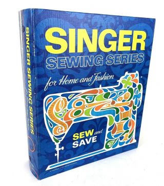Vintage Singer Sewing Series For Home And Fashion 1972 3 - Ring Binder Book