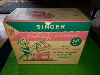 Singer Sewhandy Electric Sewing Machine Model 50 D 1960 