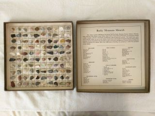100 Mineral Specimens From The Rocky Mountain Region In The Box
