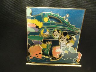Disney Wdw 3d Attractions 20,  000 Leagues Under The Sea Diorama Pin Le 1000