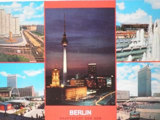 Qsl Card From Radio Berlin International Berlin 1984