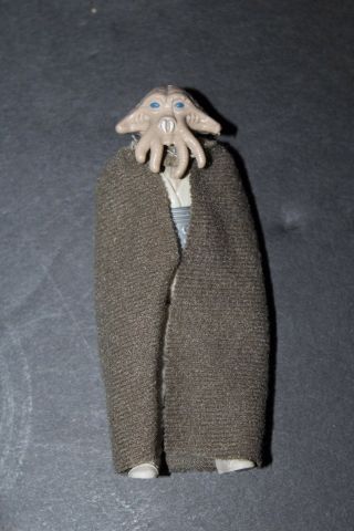 Star Wars Squid Head Return Of The Jedi Rotj Vintage 1983 Loose W/ Cape,  Belt,  Gun