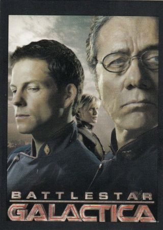 Battlestar Galactica Season 3 Rare S5 Shelter Poster Card