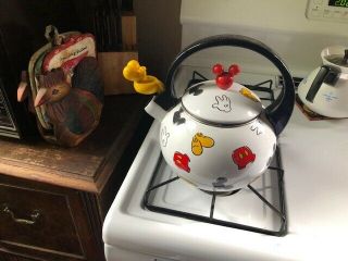Walt Disney Disneyland At Home Mickey Mouse Tea Pot Kettle