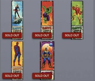 Topps Marvel Collect Digital Full Set Corner Boxes Series 1 (5 Cards)