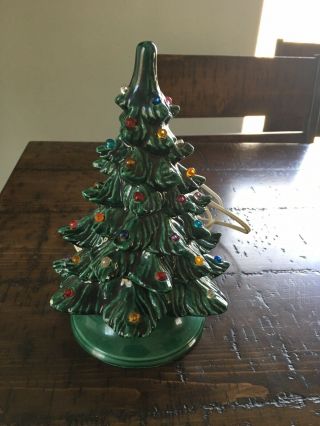 Vintage Ceramic Christmas Tree 12 Inches