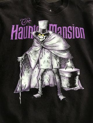 Disneyland Haunted Mansion Hatbox Ghost Sweatshirt Size 2XL 50TH Anniversary 2