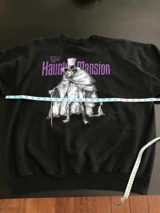 Disneyland Haunted Mansion Hatbox Ghost Sweatshirt Size 2XL 50TH Anniversary 4